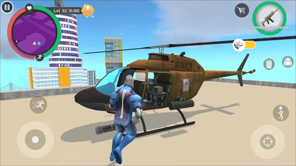 Rope-Hero-Cheatground-MOD-Rope-Hero-Fight-Police-Car-Robot-Car-Robot-Hanging-Balloon-HD-0-2-screenshot-1024x576