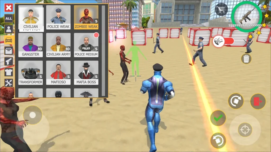 Rope-Hero-Cheatground-MOD-Rope-Hero-Fight-Police-Car-Robot-Car-Robot-Hanging-Balloon-HD-3-30-screenshot-1024x576